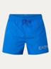 Zwemshorts met logoprint  - Kobaltblauw