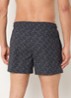 Zwemshorts met logoprint - Antraciet