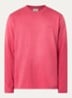 Fadeout longsleeve met logo- en backprint - Bordeauxrood