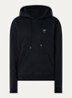 Heart hoodie met logo - Zwart