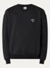 Heart sweater met logoborduring - Zwart