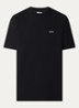 T-shirt met logo- en backprint - Zwart