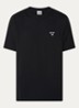 T-shirt met logoborduring - Zwart