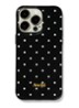 Polkadot telefoonhoes voor IPhone 13 Pro - Zwart
