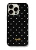 Polkadot telefoonhoes voor IPhone 14 Pro Max - Zwart
