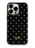 Polkadot telefoonhoes voor IPhone 14 Pro - Zwart