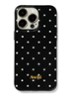 Polkadot telefoonhoes voor IPhone 15 Pro Max - Zwart