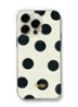 Polkadot telefoonhoes voor IPhone 16 Pro - Wit