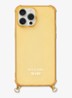 Telefoonhoes voor iPhone 14 Pro - Geel