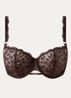 Crazy In Love beugel bh van mesh - Bruin