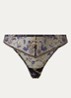 Midnight Opera tanga van mesh met borduring - Donkerblauw