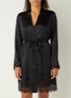 Toi Mon Amour kimono met kant - Zwart