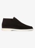 City loafer van suède - Black-1 / Zwart