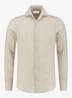 Regular fit overhemd van linnen - Beige-260
