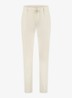 Regular fit pantalon met steekzakken - Creme