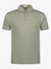 Regular fit polo van linnen - Pistache-340 / Groen