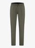 Straight fit pantalon van linnen - Olive-300