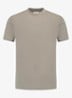 T-shirt met ronde hals - Dark Taupe-901