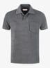 Terry regular fit polo van badstof - Chocolate-201 / Bruin