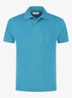 Terry regular fit polo van badstof - Ocean Blue-448