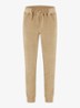 Terry tapered fit pantalon van badstof - Beige-260