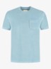 Terry Towelling T-Shirt - Blue Turquoise-441