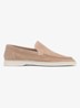 Yacht loafer van suède - Beige-260 / Beige
