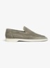 Yacht loafer van suède - Pistache-340 / Lichtgroen