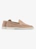 Yacht loafer van suède - Beige-260