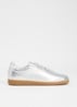 Zane sneaker van leer - Zilver