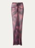The Athena maxi strandrok van mesh - Paars