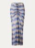 The Athena maxi strandrok van mesh - Blauw