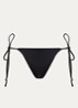 The Iris tanga bikinislip - Zwart