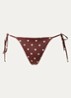 The Iris tanga bikinislip - Kastanjebruin