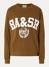 Benjamin sweater met logoprint - Cognac