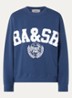 Benjamin sweater met logoprint - Indigo
