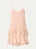 Bilona mini jurk met volant - Roze