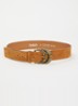 Bolbi riem van suède - Cognac