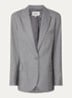 Cayne blazer in wolblend met klepzakken - Grijsmele