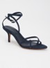 Cera sandalette van suède - Donkerblauw