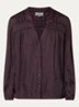 Cessia blouse met ruches - Paars
