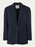 Cetty blazer met klepzakken - Donkerblauw