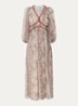 Chana maxi tuniekjurk met print - Gebroken wit