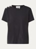 Elmer T-shirt met sierknopen - Antraciet
