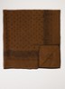 Fary sjaal met paisley dessin 90 x 90 cm - Khaki