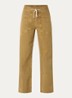 Fima high waist straight leg broek met steekzakken - Camel