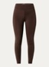 Gabou high waist trainingslegging met logo - Bruin