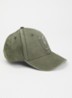 Halyce pet van denim met logo - Olijfgroen