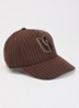 Harlow pet met logoborduring - Bruin