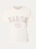 Ioni T-shirt met logo - Gebroken wit